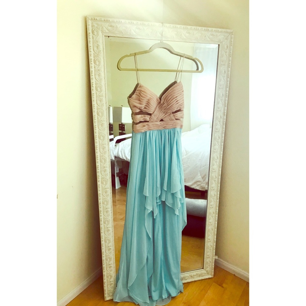 🌸💍WEDDING TAN & AQUA DRESS🌸💍